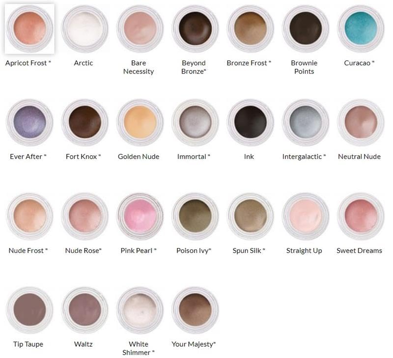 Jolie Waterproof Indelible Creme Eye Shadow 3g (Pink Pearl) - Frosted