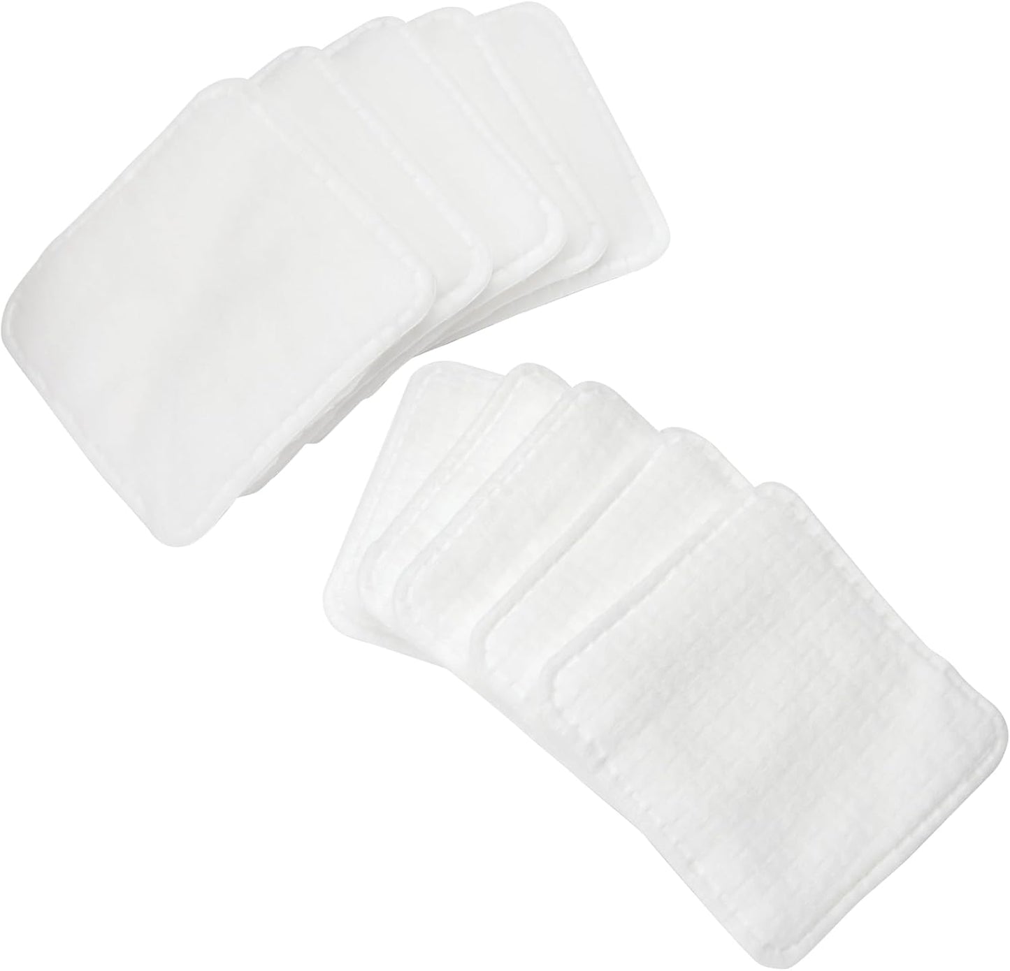 ForPro Premium Pure & Simple XL Facial Pads, Triple Layered Ultra Soft Disposable Makeup Remover Pads, 100% Vegan & Cruelty-Free, 60-Count