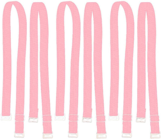 3 Pairs Adjustable Non-Slip Bra Straps Replacement for Women