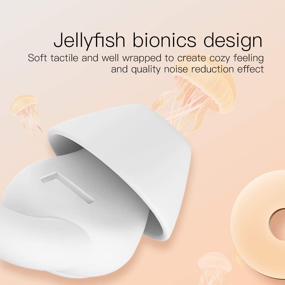 Ear Plugs for Sleeping, Noise Reduction Reusable Earplugs for Sleep, Hearing Protection Soft Comfy Silicone Ear Plugs for Concerts, Focus, Travel, Work, 33dB Noise Cancelling (BLACKGREY5)