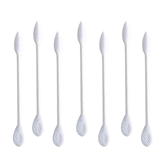 Paper Stick Thick Cotton Swabs with Precision and Flattened Tip 375pcs,Excellent Beauty Tools for Effective Makeup and Personal Care