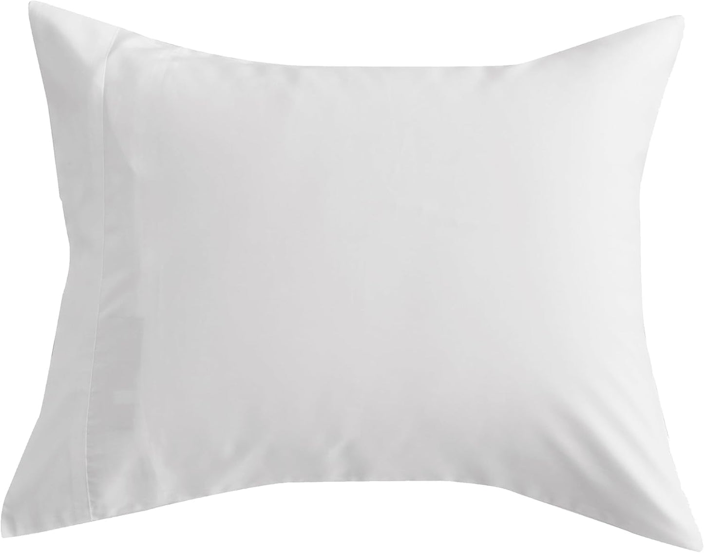 DOZ by SIJO Pillowcase Set, 100% Viscose derived from Organically Grown Bamboo, Buttery Soft, Silky, Breathable, Cooling, Oeko-TEX, High GSM, 2-Pack, Envelope Closure (Queen, Snow)