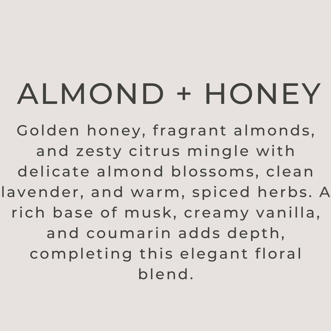 River Birch Almond Honey Scented Linen and Room Spray | Home Fragrance | 4 oz Glass Amber Bottle | Luxury Signature Scent | Handmade in Texas
