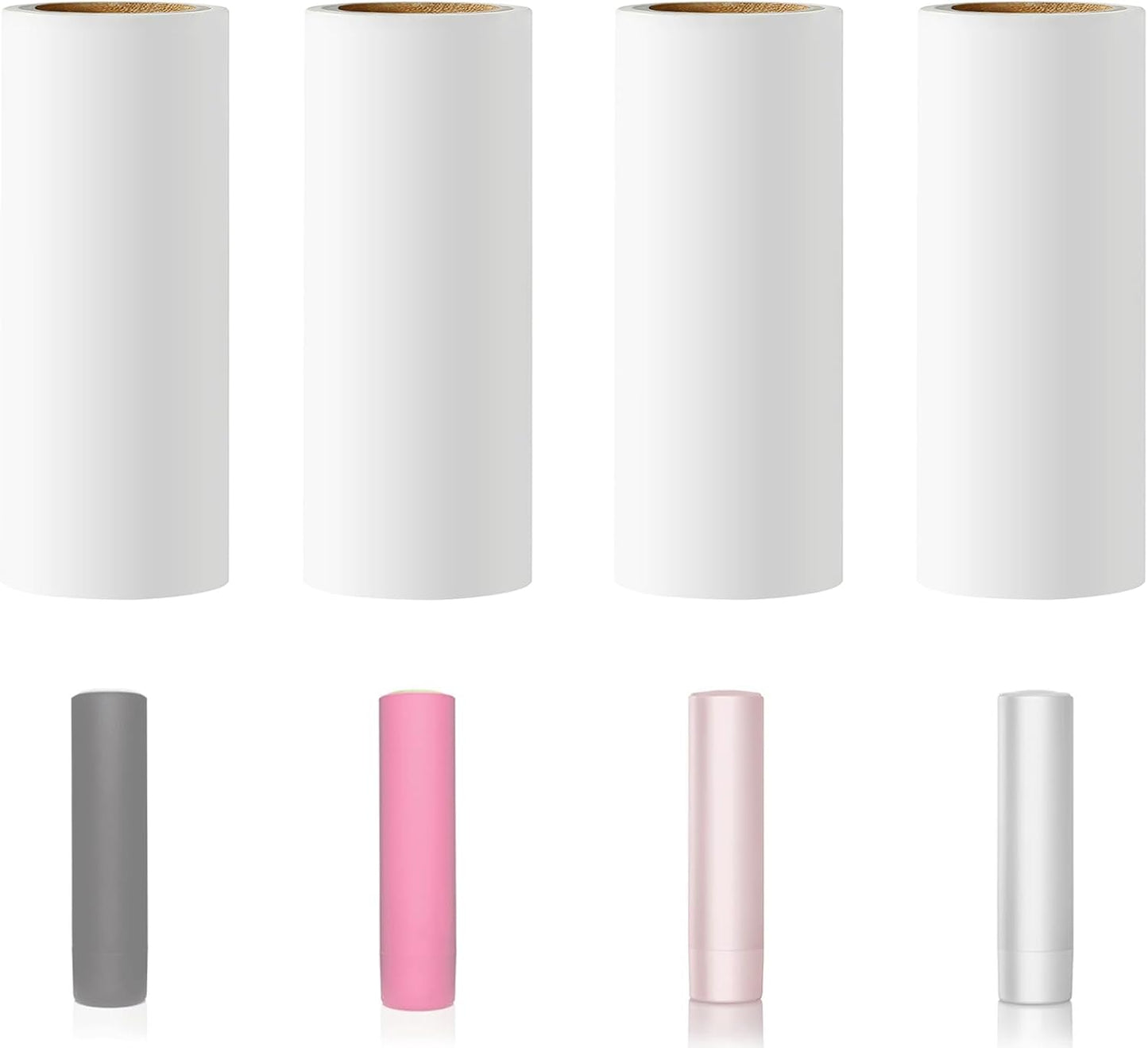 3.5 inch Mini Lint Roller Refills Compatible with Flint Classic Retractable Mini Lint Rollers Travel Size 3-1/2 Width Lint Roller Refills Pack of 4 Rolls 40 Sheets Each Roll Total 160 Sheets