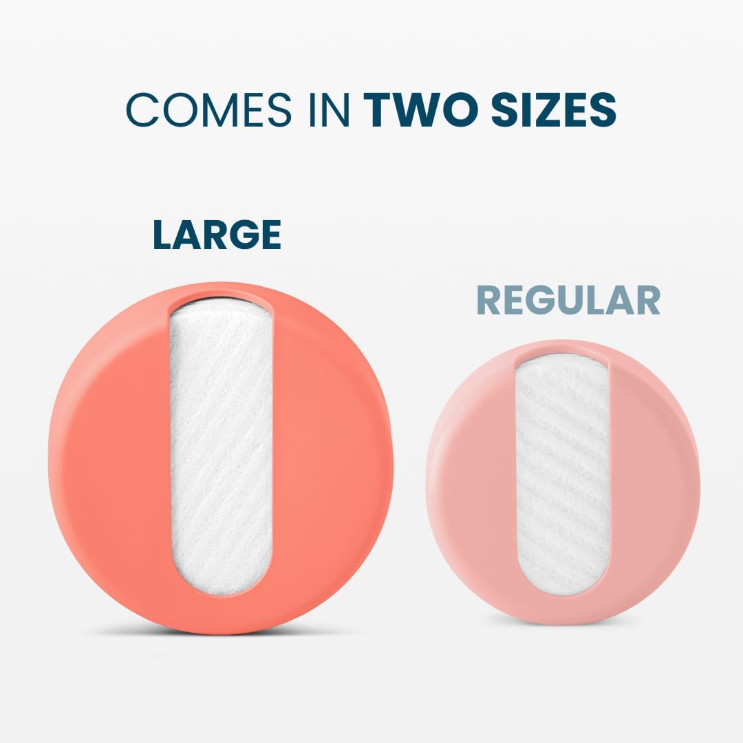 LastRound® 7 Sustainable Reusable Cotton Rounds for Facial Cleansing – Zero-Waste Eco-Friendly Makeup Remover Pads for All Skin Types with Travel Storage Case