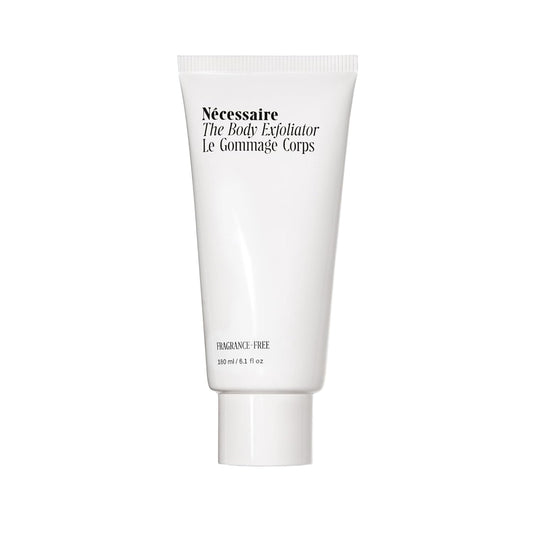 Nécessaire The Body Exfoliator. AHA/BHA/PHA. Resurface Skin. Smooth KP and Rough Patches. Hypoallergenic. Dermatologist-Tested. 180 ml / 6.1 fl oz
