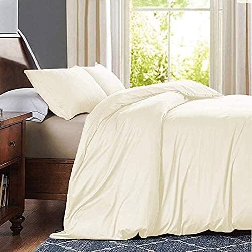 Juwenin Bedding,Luxury Satin Pillowcase with Zipper (Silky Satin Pillow Case for Hair) Set of 2 (Beige, King(20''x36'))
