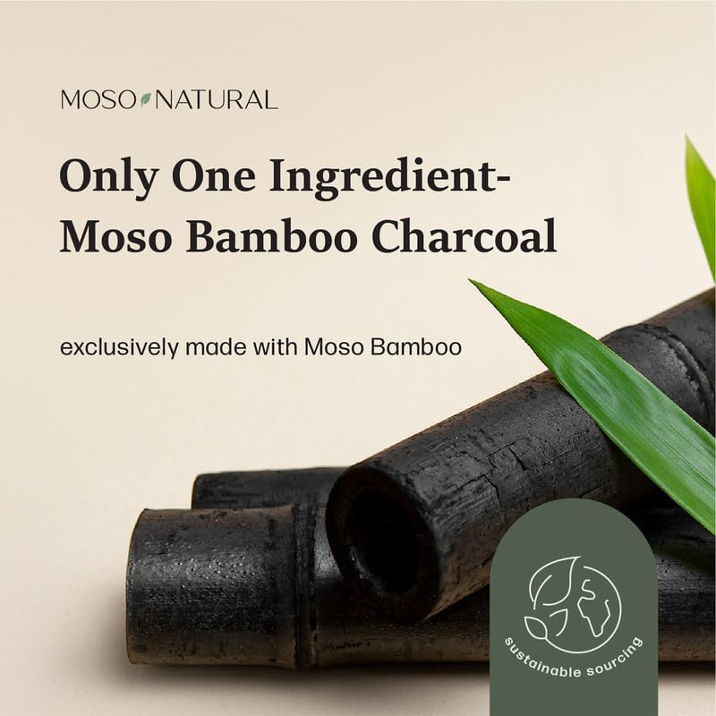 Moso Natural Air Purifying Bag 300g (10.58oz) Premium Bamboo Charcoal Odor Absorber for Home & Pet, Closet Odor Eliminator & Small Room Deodorizer, Charcoal Bags Last 2 Years, Unscented (5 Pack)