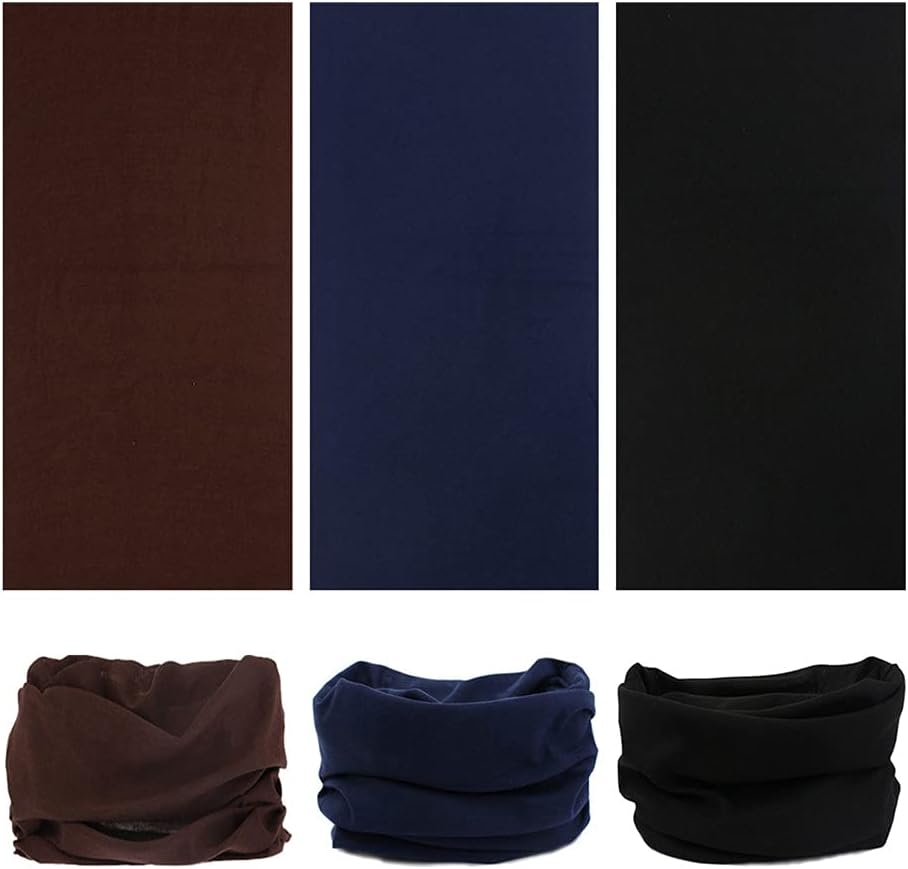 Headband Neck Gaiter Head Wrap Headwear Face Mask Magic Scarf Bandana for Men and Women