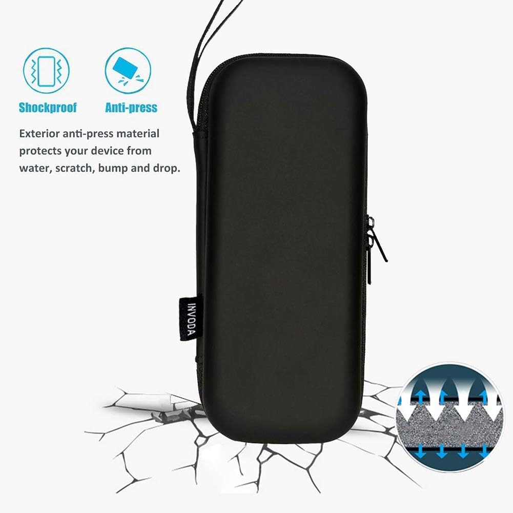 INVODA Hard Shaver Case for OneBlade Face and Body Hybrid Electric Trimmer Shaver Travel Case Compatible QP2630 QP2520 (Black)