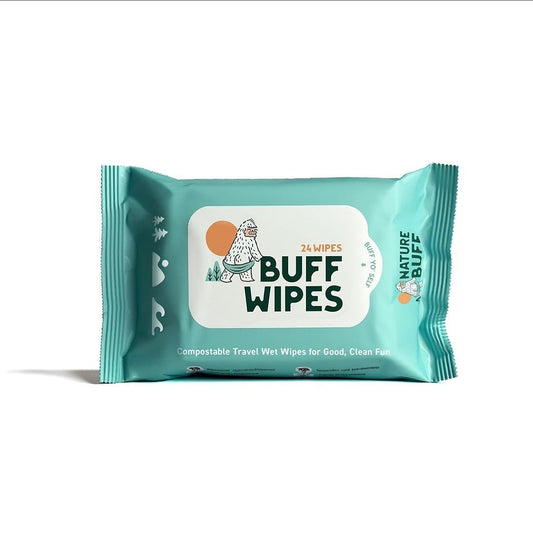 Multi-Use Wet Wipes for Babies & Adults - 99.7% Pure, Plastic-free, Biodegradable & Unscented Body Wipes - 24 Wipes Per Pack