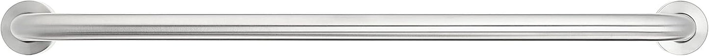 Amazon Basics Bathroom Handicap Safety Grab Bar, 42 Inch Length, 1.5 Inch Diameter, Holds up to 500LBs, ADA Compliant, Stainless Steel