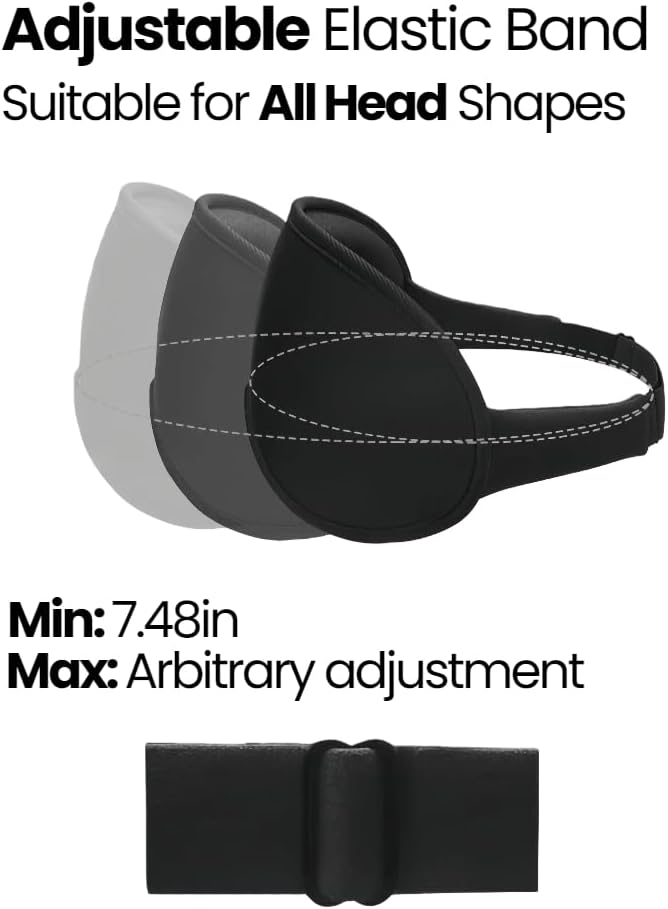 Sleep mask,100% Light Blocking Eye mask,Superior Materials to Silk,Travel Essentials,Sleeping mask,Eye mask for Sleeping,Best Gift - B-2-202508011518