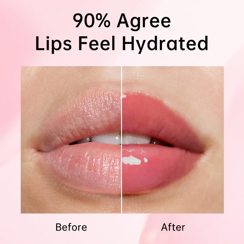 CATKIN Glossy Lip Balm Ultra Hydating Glow Lip Tinted Jelly Plumping Melting Balm Shea Butter Repair Soothing For Dry Lips 0.12 oz C09 ORCHID