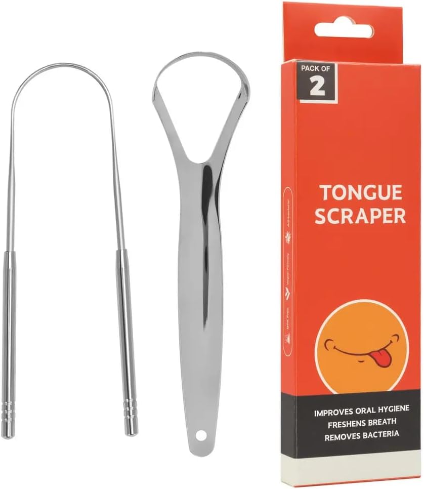 2-Pack Tongue Scaper for Kids and Adults