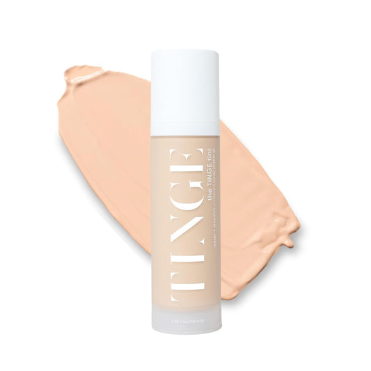 Tinge Tint Body Makeup, Up to 48 Hours, Medium Coverage Cream With Amino Acids, Hyaluronic Acid & Lysine, Semi Matte Finish, Water & Transfer Resistant, 3.38 Fl Oz Tube - Fair Neutral