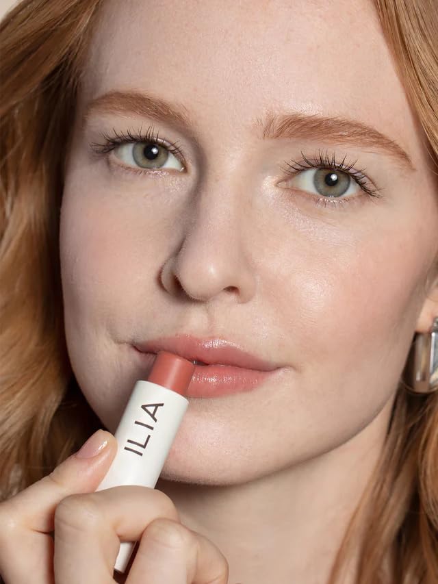 ILIA - Balmy Tint Hydrating Lip Balm | Buildable Lip Color + Soft Shine | Nourish + Moisturize with Shea Butter & Rosehip Seed Oil | Vegan, Clean, Cruelty-Free Makeup (Hold Me, 0.15 oz | 4.4 g)