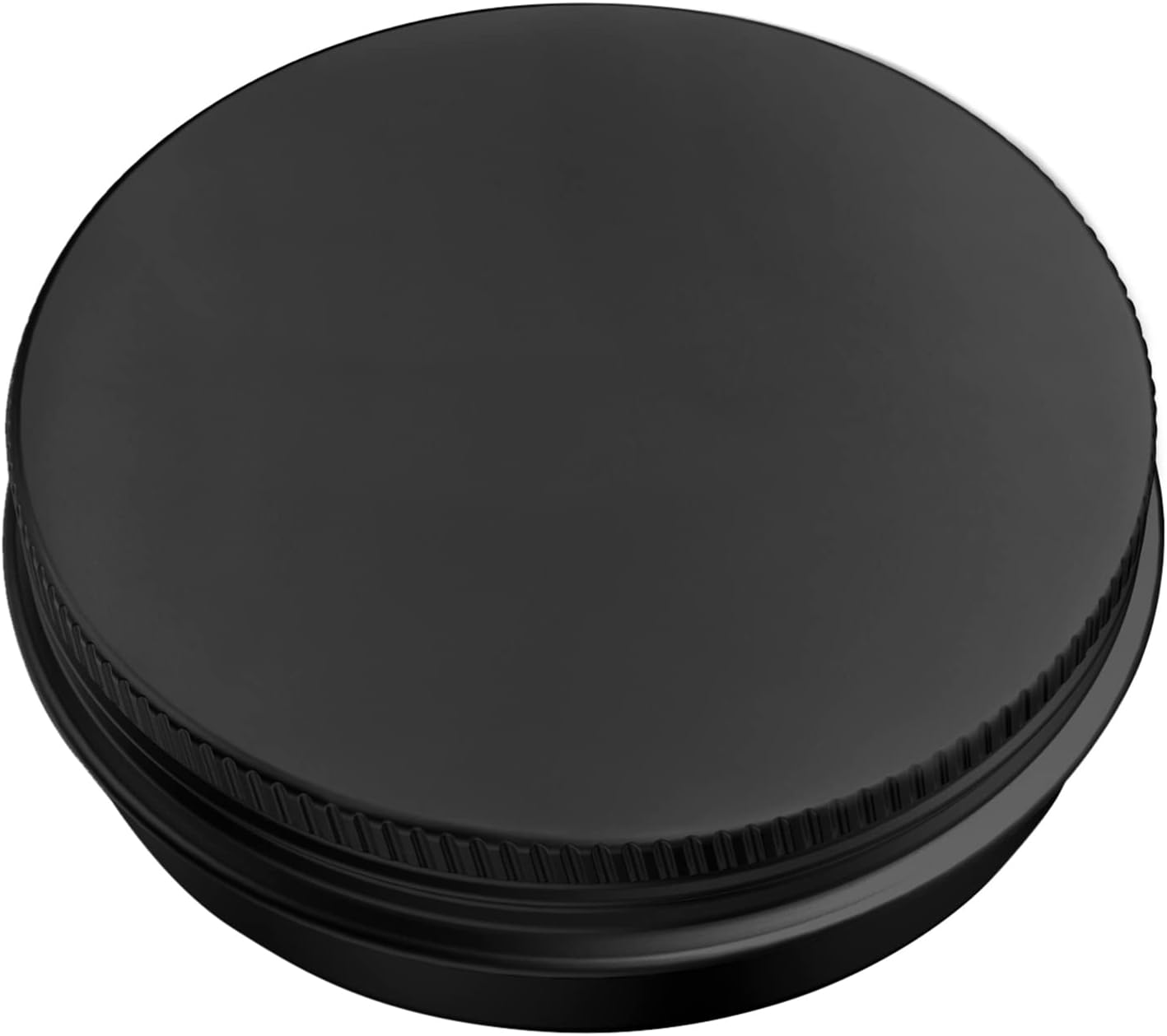 40 Pcs 0.5 Ounce Aluminum Tin Jars Containers Leak Proof Cosmetic Tin Jars Containers Round Screw Lids for Cosmetic, Salves, Balms, Lip Balm or Others, 15mL Black
