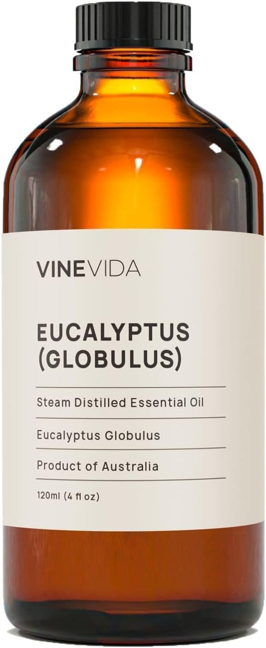 VINEVIDA Eucalyptus Essential Oil 16 oz - Undiluted Eucalyptus Oil - DIY Candle Scents for Candlemaking - Bulk Essential Oil for Soap Making Safe for Skin
