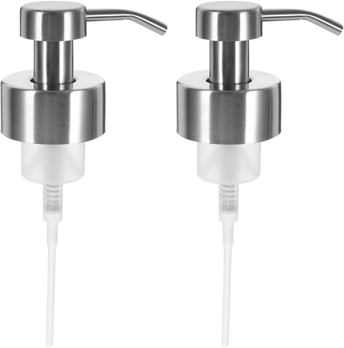 2pcs Foam Soap Dispenser Pump for Soap Dispenser Lotion Bottle Pump Replacement Head for Lotion Bottle Shampoo Dispenser Head Shampoo Stainless Steel 304