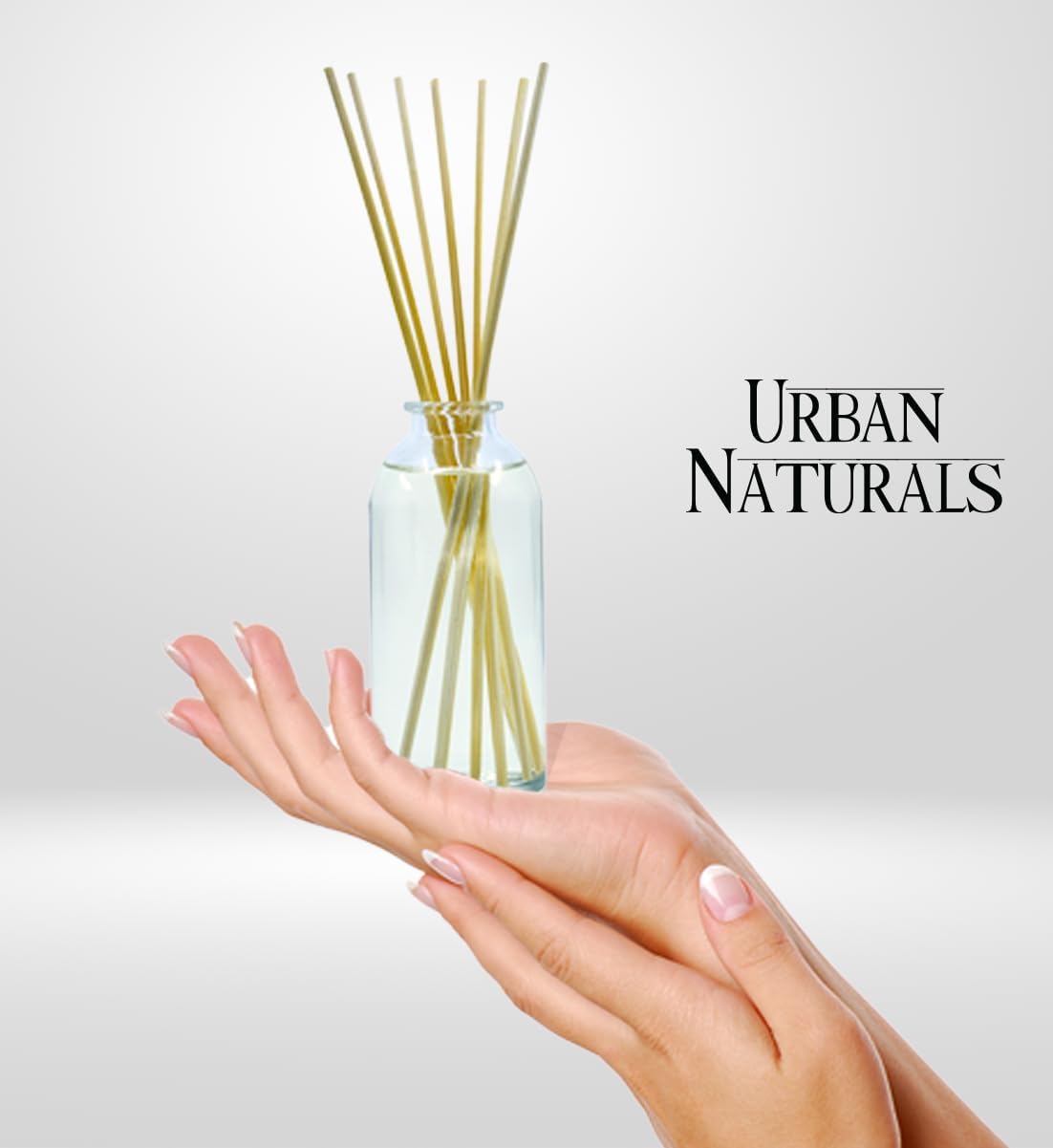 Urban Naturals Cedarwood & Vanilla Reed Diffuser Set | Made with Essential Oils & Real Botanicals | Cedar, Vanilla, Oak and Moss | Made in The USA