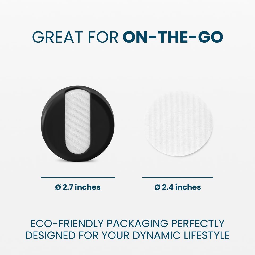 LastRound® 7 Sustainable Reusable Cotton Rounds for Facial Cleansing – Zero-Waste Eco-Friendly Makeup Remover Pads for All Skin Types with Travel Storage Case