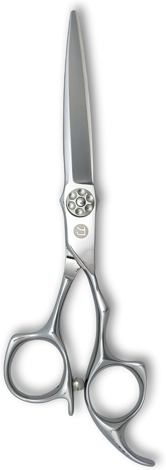 Saki Shears Grand Master Professional Hair Cutting Scissors - 6" Length - VG10 Japanese Steel Razor Edge Barber Scissors for Men and Women