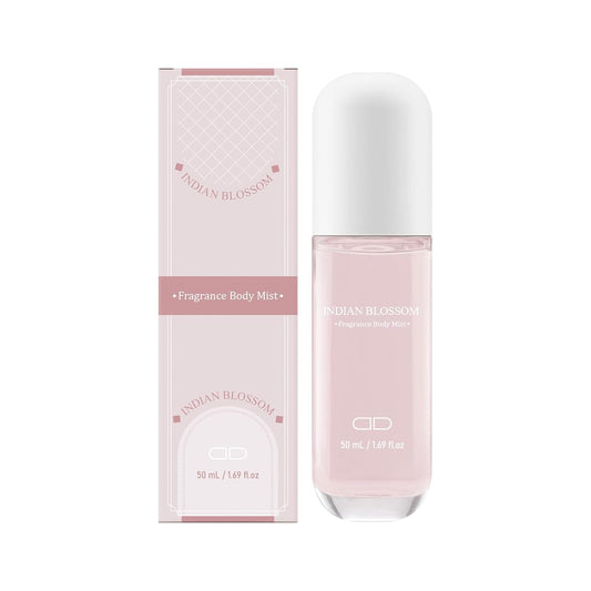 Body Mist Spray – Citrus & Floral Fragrance for Women – Daily Shower Mist & Refreshing Scent – 50ml Travel Size (INDIAN BLOSSOM)