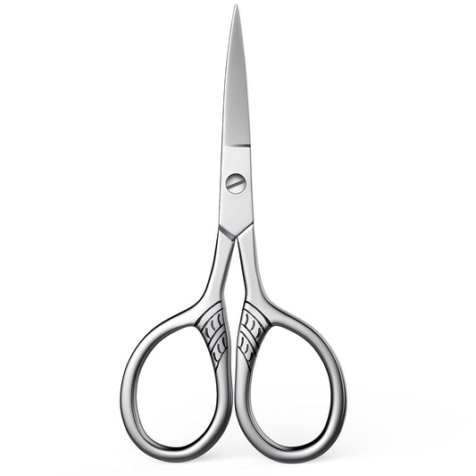Professional Grooming Scissors for Hair, Eyelashes, Nose, Eyebrow Trimming, Mustache - AsonTao
