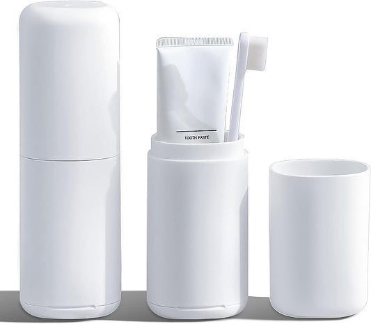 Travel Toothbrush Holder, Toothbrush Travel Case, Multifunctional Dustproof Toothbrush Cover, Portable Toothbrush Case Suitable for Business Camping Travel or Daily Use （1Pack）