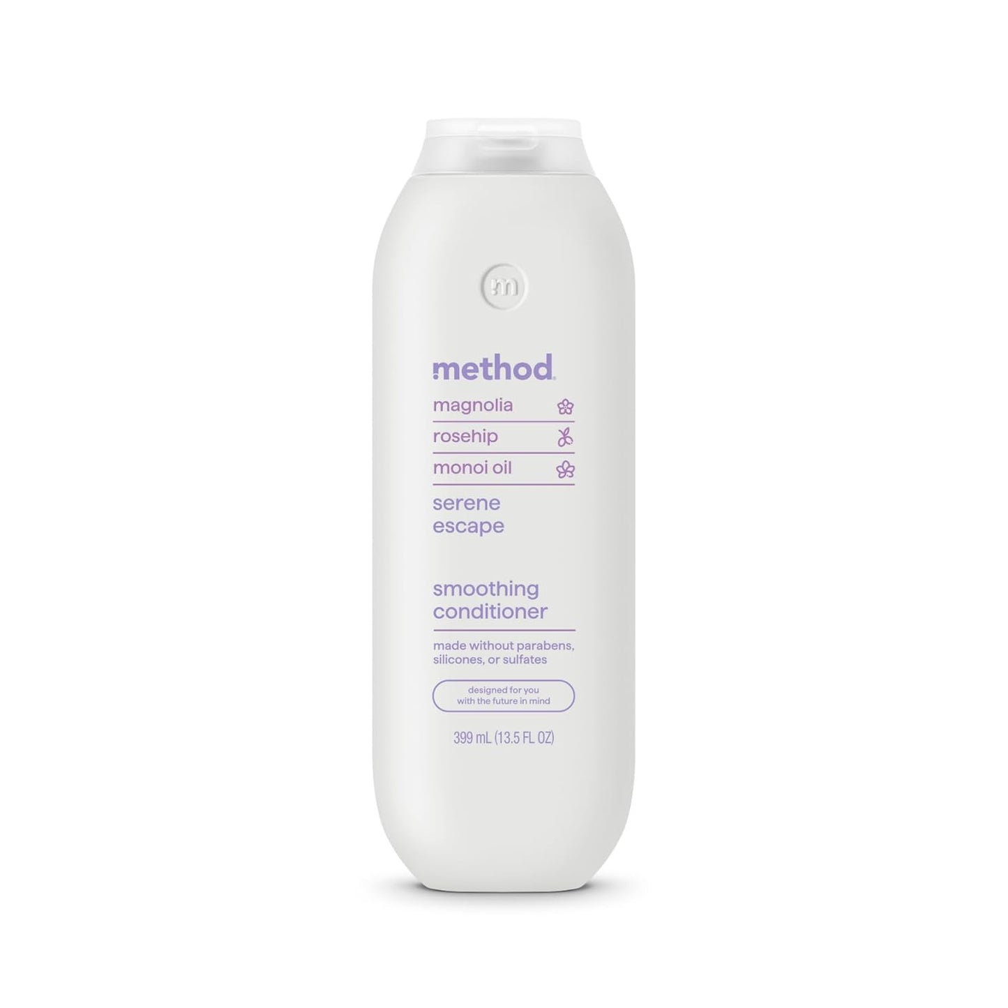 Method Smoothing Conditioner, Serene Escape, Magnolia + Rose Hip + Monoi Oil notes, 13.5oz
