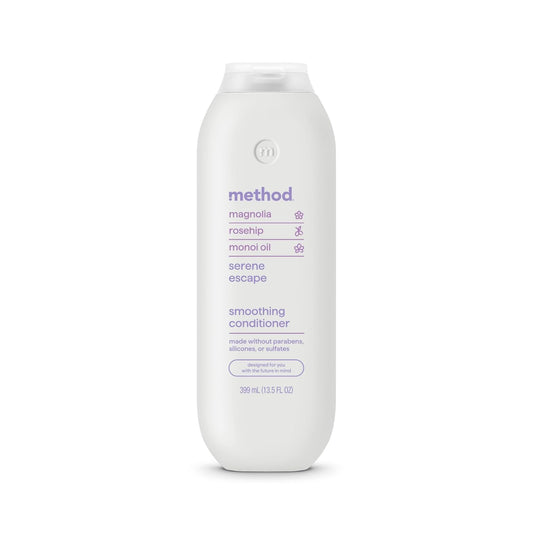 Method Smoothing Conditioner, Serene Escape, Magnolia + Rose Hip + Monoi Oil notes, 13.5oz