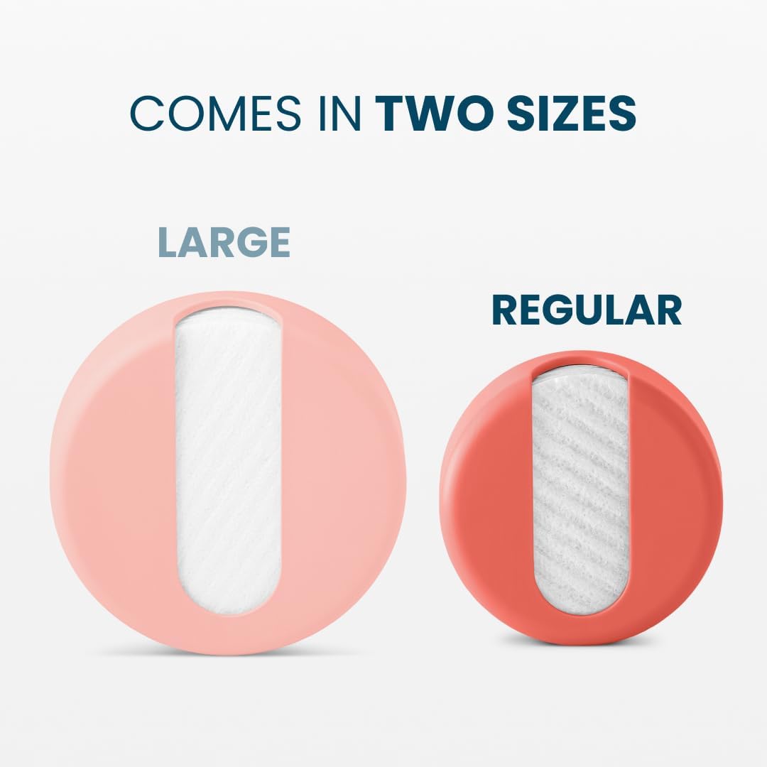 LastRound® Sustainable Reusable Cotton Rounds for Facial Cleansing – Zero-Waste Eco-Friendly Makeup Remover Pads for All Skin Types with Travel Storage Case