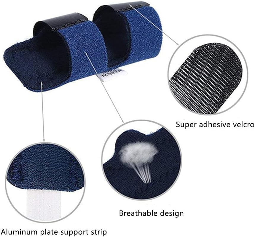 Finger Splint for Kids，4PCS Finger Straightener Finger Support Adjustable Finger Protectors Sleeves for Kids and teen-agers Broken Fingers Straightening Arthritis Knuckle Immobilization