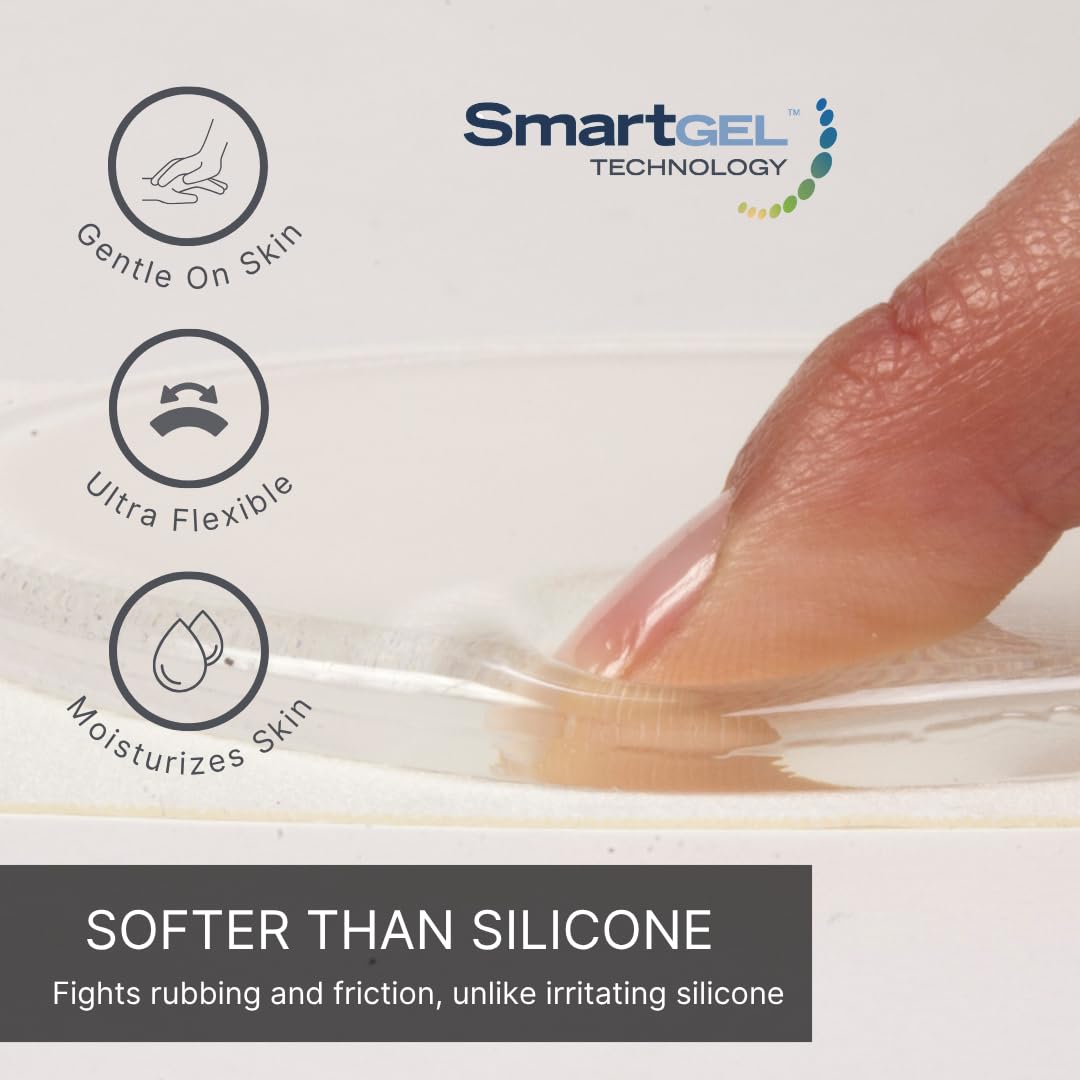 NatraCure Gel Toe Spacers - Helps with Bunions, Corns, Blisters, Rubbing & Overlapping Toes - Toe Separators for Women & Men to Correct Toes - 12 Pack