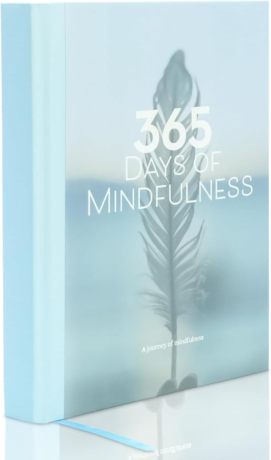 365 Day Mindfulness Journal, Daily Prompts Guided Notebook for Self Discovery Thoughtful Diary