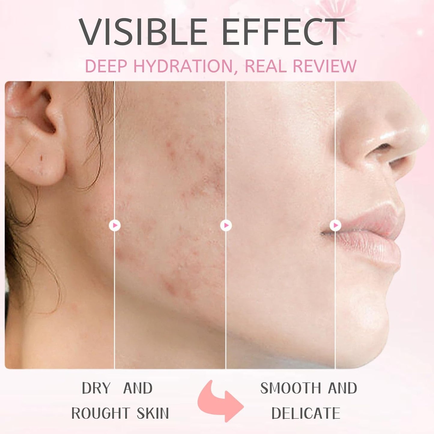 Skincare Kit Sakura Teen Girls Gifts - Skin Care Set Travel Size Toiletries - Sakura Skin Care for Teens 10-12 Hydrating - Teen Facial Kit Gift Set for Women with Bunny Headband（11PCS）