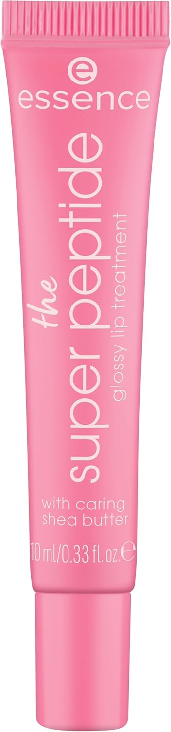 essence | The Super Peptide Glossy Lip Treatment | Hydrating, Nourishing and Non-Sticky | Vegan, Gluten Free and Cruelty Free (02 |Pinkified!)