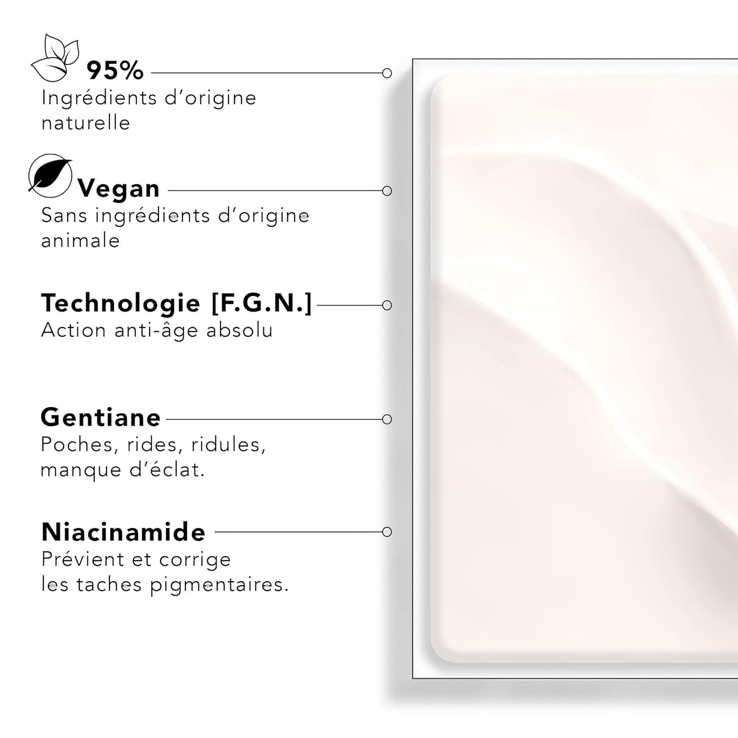 Lierac Under Eye Cream for Dark Circles - Firming with Gentian and Niacinamide, Tightens & Smoothes Wrinkles, Reduces Puffiness and Bags, Balm Texture, 20ml