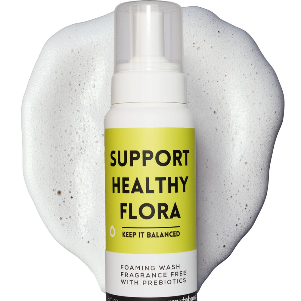 pH Balance Feminine Wash for Women & Men – Fragrance-Free Unscented Foam Cleanser for Intimate wash, Prebiotic pH Cleanser, Sensitive Daily Hygiene Wash