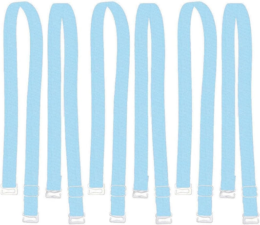 3 Pairs Adjustable Non-Slip Bra Straps Replacement for Women