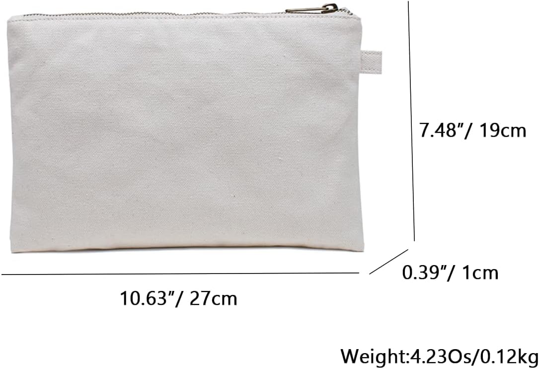 Zipper Pouch Storage Bag Simple and Stylish Women's Cosmetic and Travel Bag (Beige-basic-5)
