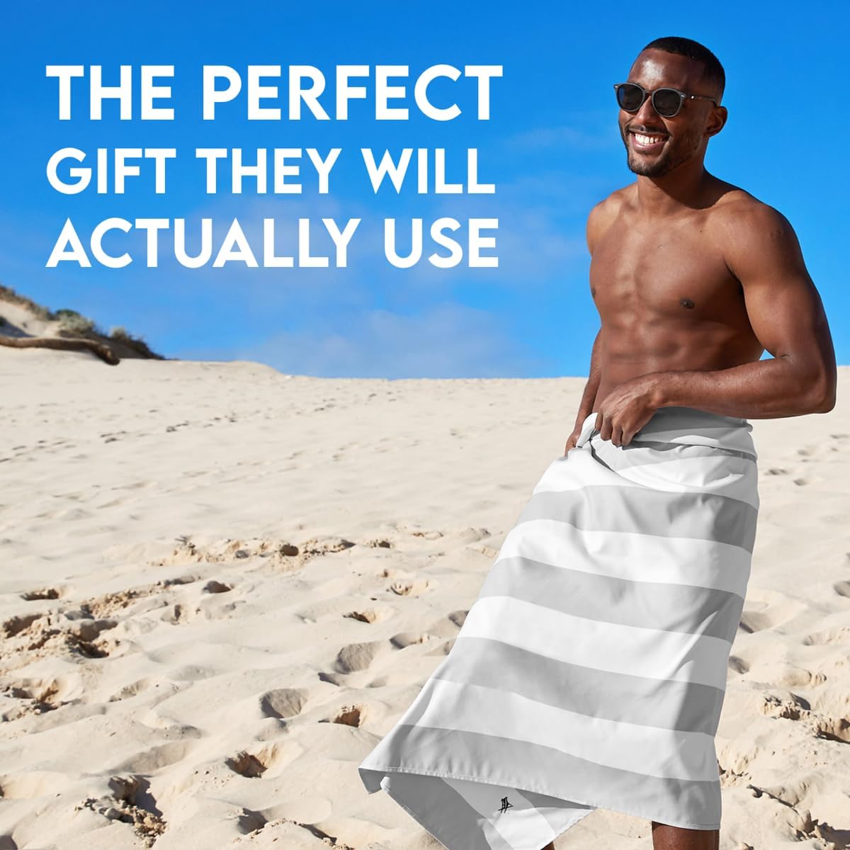 Dock & Bay Beach Towel - Quick Dry, Sand Free - Compact, Lightweight - 100% Recycled - Includes Bag - Cabana - Set E (4), Extra Large (200x90cm, 78x35)