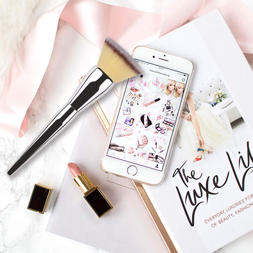 Flat Top Foundation Brush,Daubigny Large Powder Brush Premium Durable Kabuki Makeup Brush Perfect For Blending Liquid,Cream and Flawless Powder,Buffing, Blending,Concealer