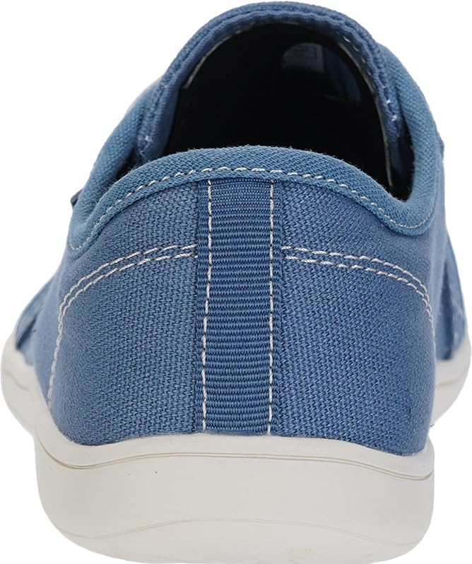 WHITIN Women's Canvas Barefoot Shoes | Wide Width Minimalist Sneakers | Classic Fit Low Top