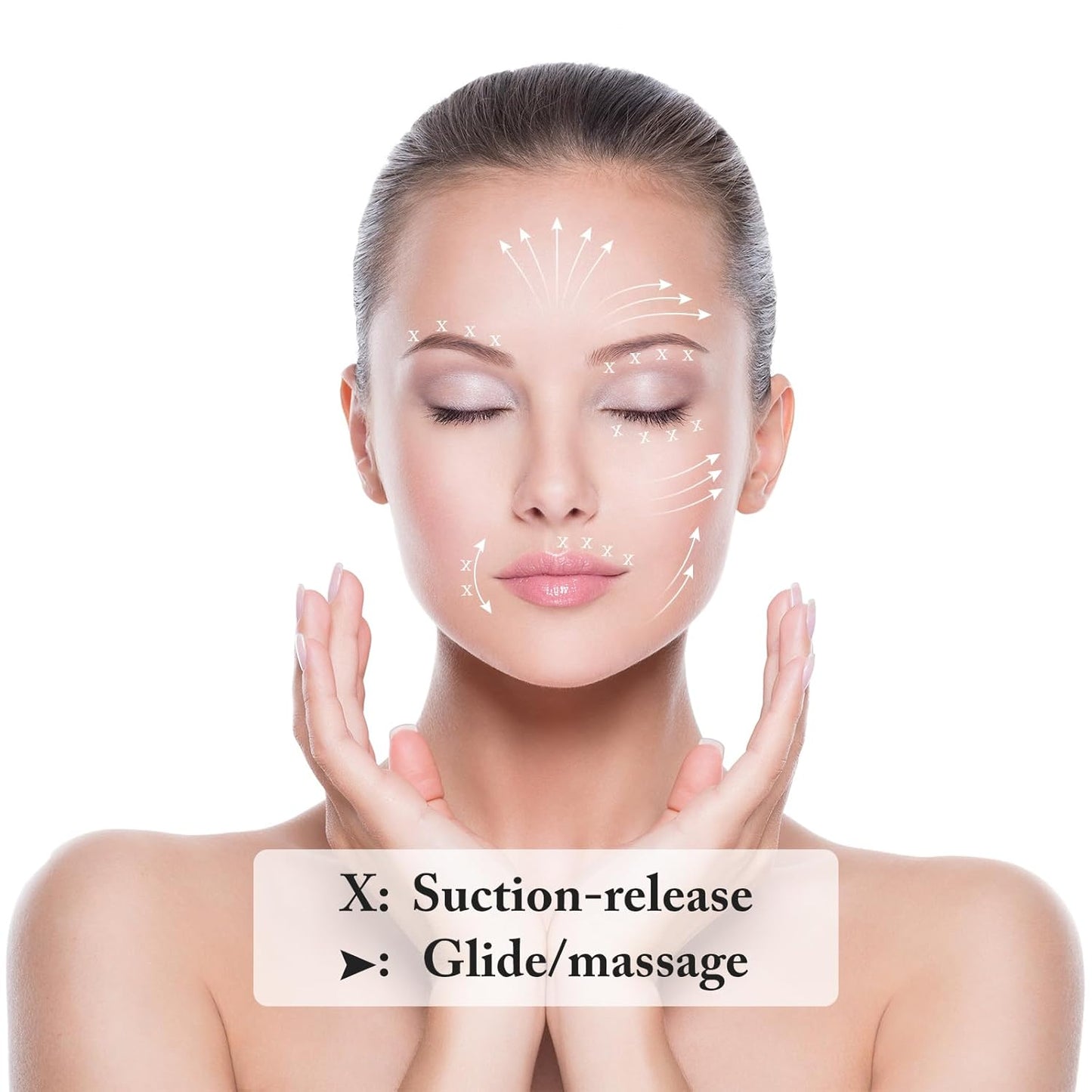 Nuanchu Facial Cupping Cup Rose Red Glass Face Cup Silicone Cupping Massage Vacuum Suction Mug for Body Face Leg Arm Back Shoulder Muscle and Joint Pain(0.65 Inch Diameter)