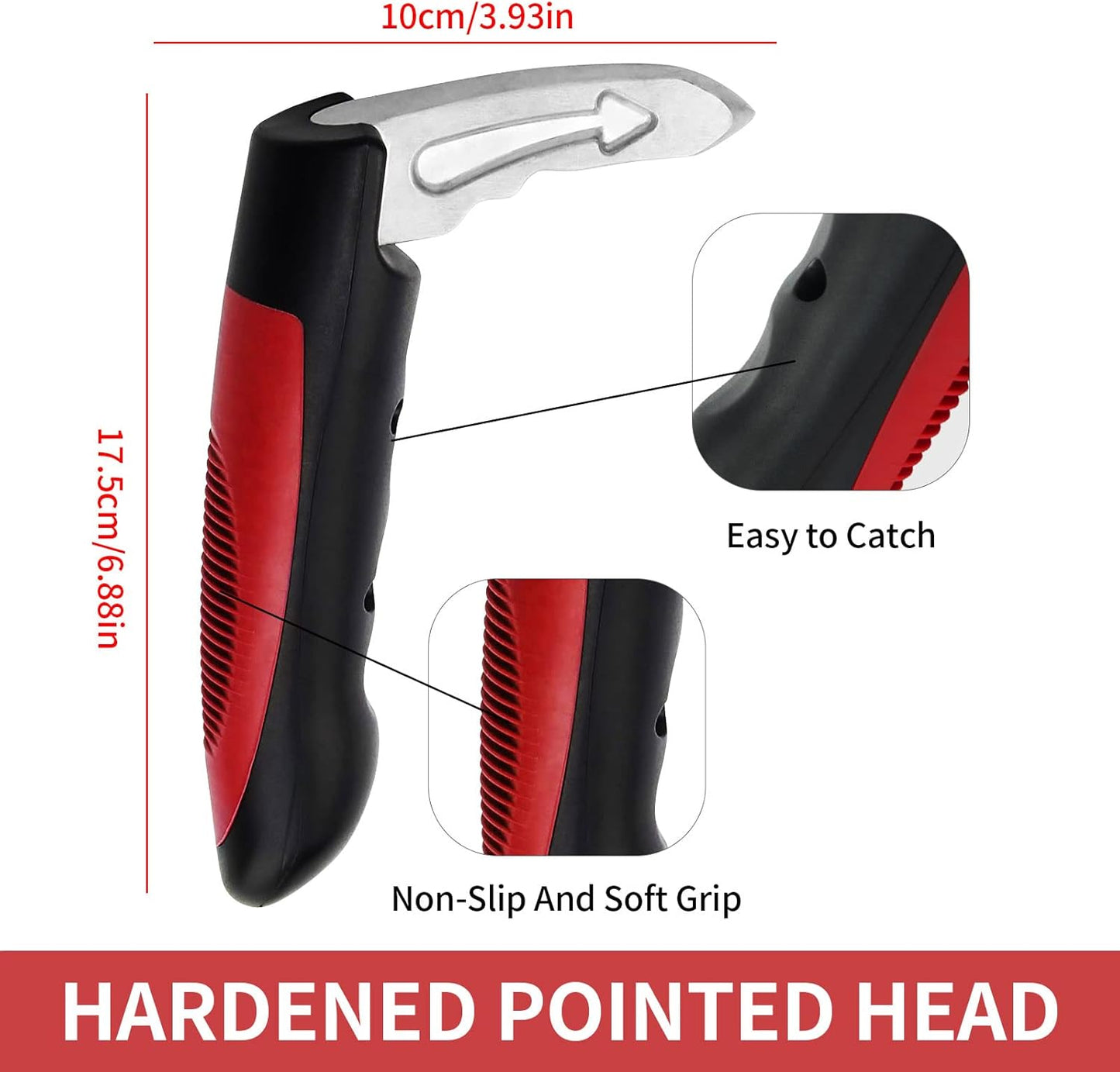 2PACK Car Handle Assist for Elderly, Door Handles for Automotive, Multifunctional Car Handle Assist, Handicapped Elderly Assistant Support Bar RED & Blue