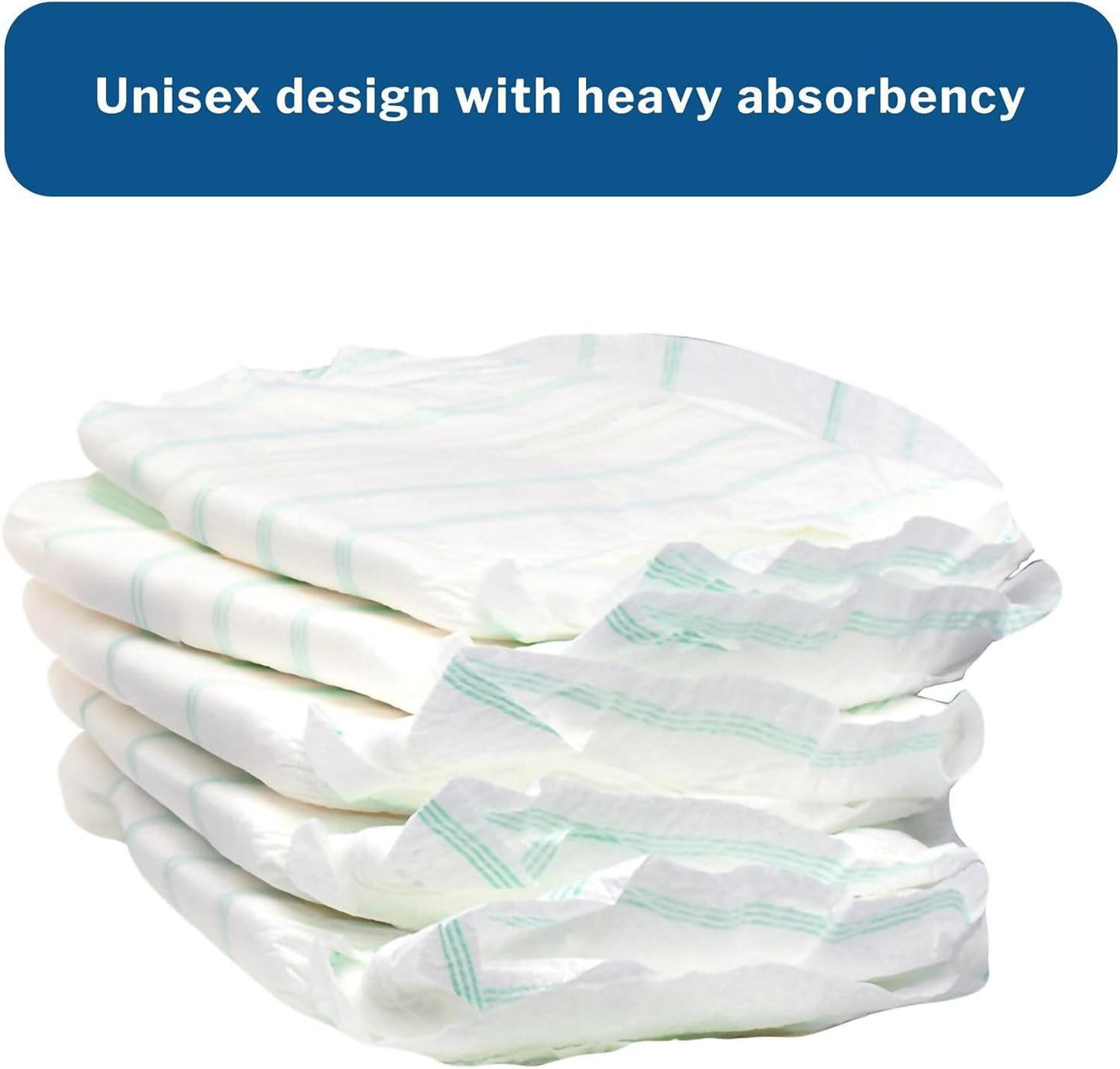 McKesson Incontinence Pads for Adult Women and Men [Pack of 20] Bladder Control and Postpartum Liners, Heavy Absorbency