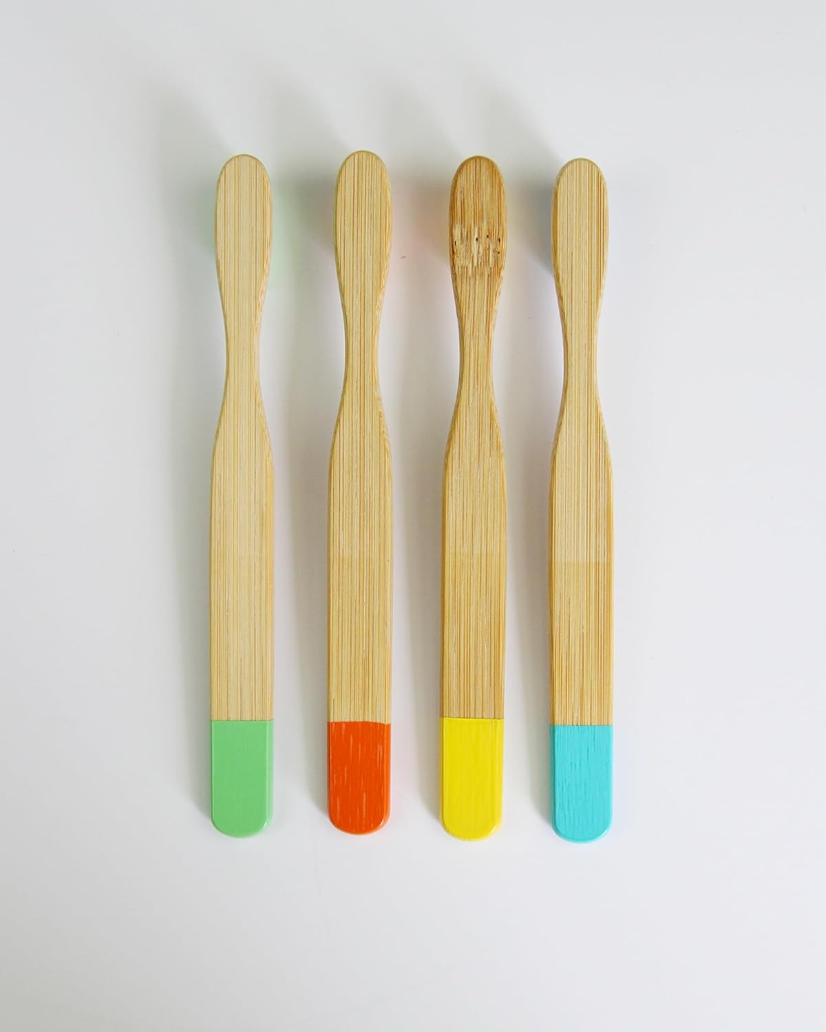 MeeRoh Bamboo Toothbrush for Kids – Eco-Friendly, Soft Bristles, 4-Pack