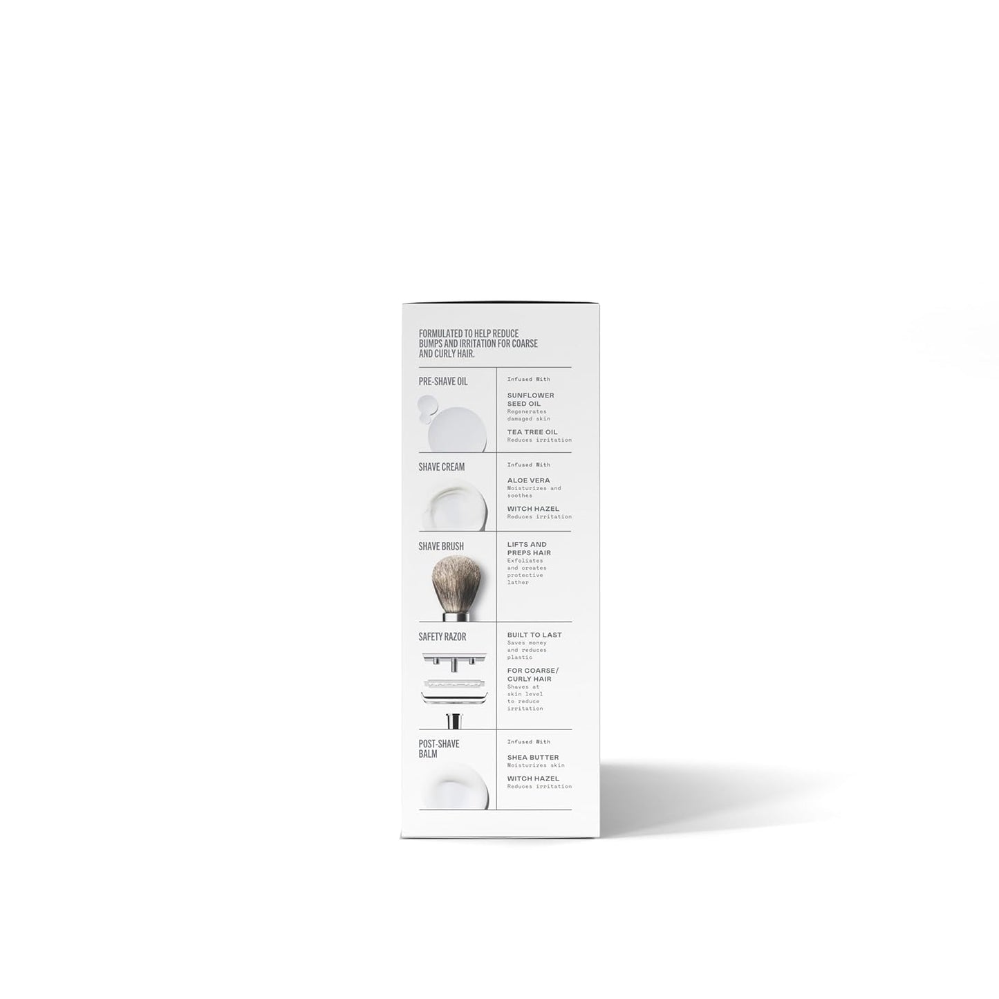 Bevel Shaving Kit for Men, Includes Safety Razor with 40 Replacement Blades, Luxury Shaving Brush, Pre Shave Oil, Shave Cream and Balm (Packaging May Vary)